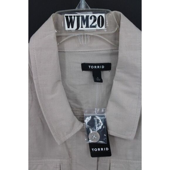 TORRID SIZE 3 ANORAK CEATEAU GRAY NWT - Picture 9 of 11